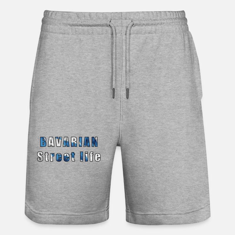 Bavière _ 03 - Short de jogging bio TRAINER Stanley/Stella unisexe - gris chiné