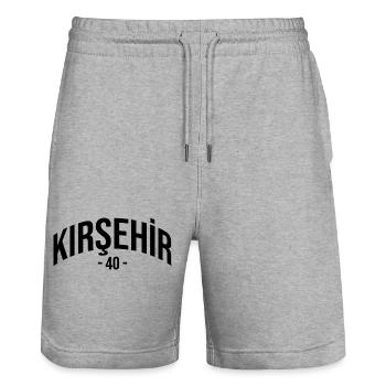 Kirsehir 40 Turquie Turquie Turquie Cadeau Vacances TR - Short de jogging bio TRAINER Stanley/Stella unisexe - gris chiné - Devant - Nik (191cm) & Marisol (170cm)