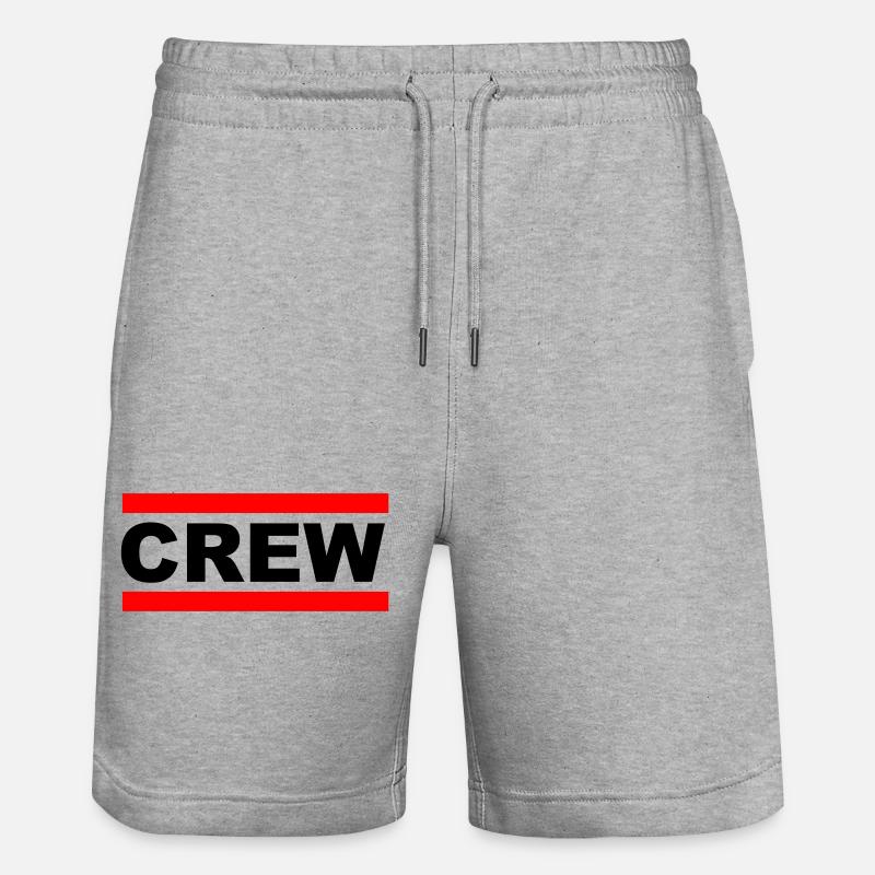 Équipage 2 - Short de jogging bio TRAINER Stanley/Stella unisexe - gris chiné