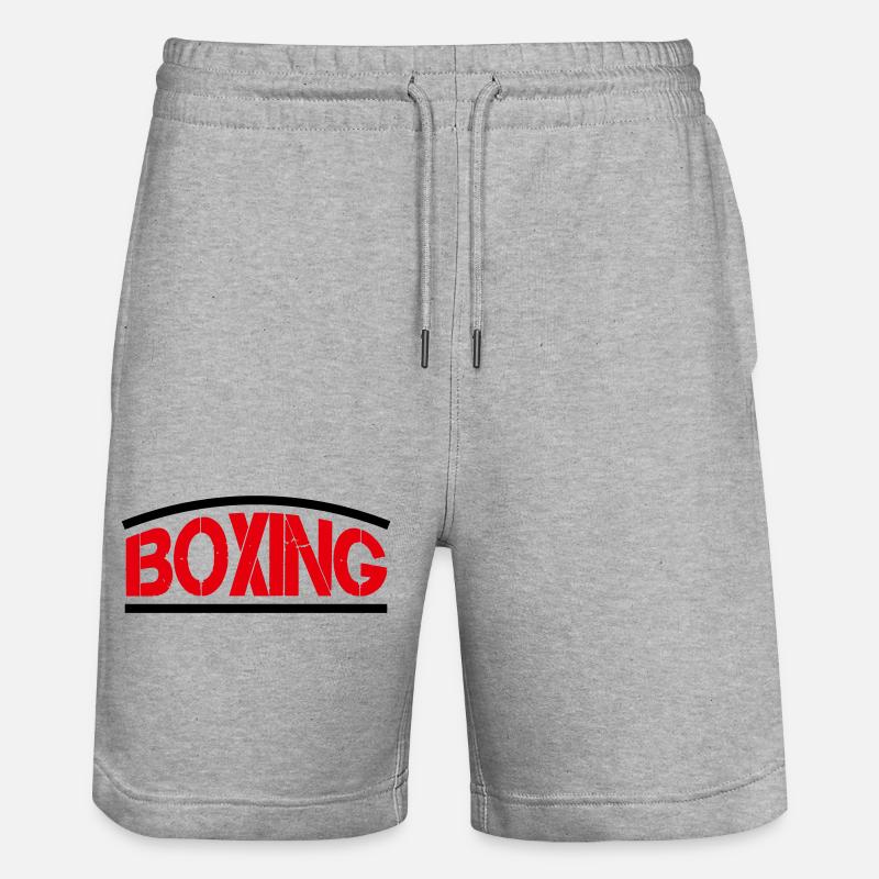 boxing boxen - Stanley/Stella Unisex Bio Joggingshorts Trainer  - Grau meliert