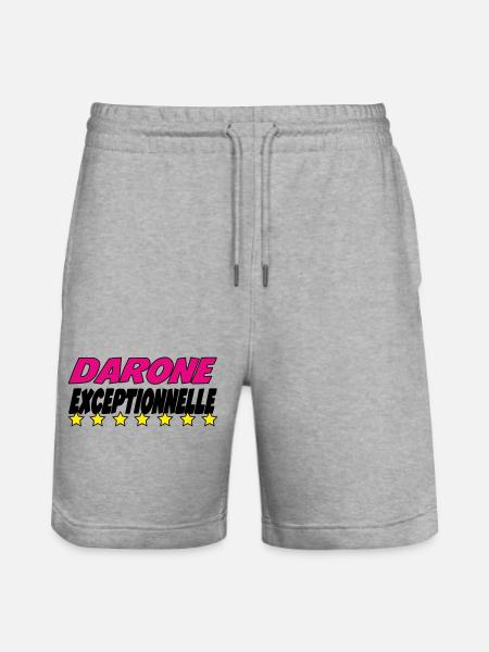 DARONE exceptional - Stanley/Stella Trainer Unisex Organic Jogging Shorts - heather grey