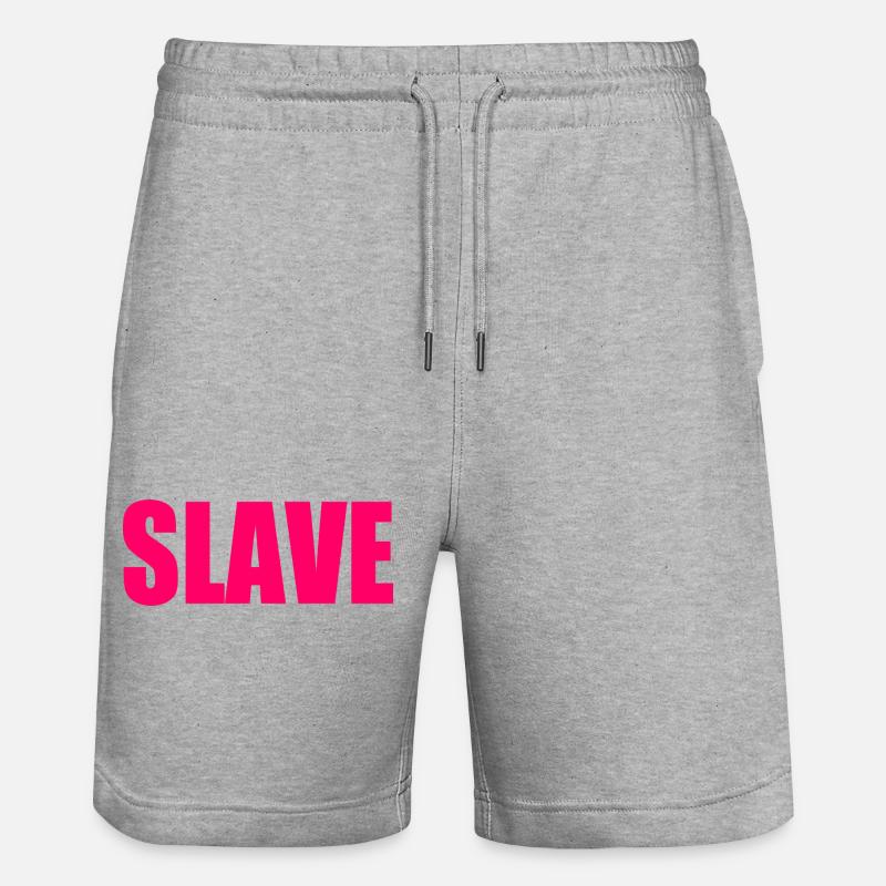 Slave - Short de jogging bio TRAINER Stanley/Stella unisexe - gris chiné