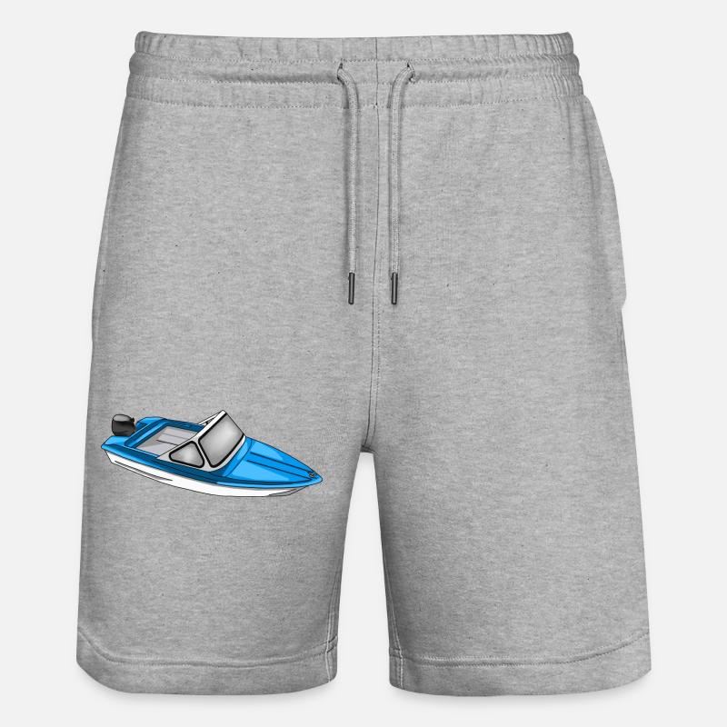 Bateau Ibis de la RDA - Short de jogging bio TRAINER Stanley/Stella unisexe - gris chiné