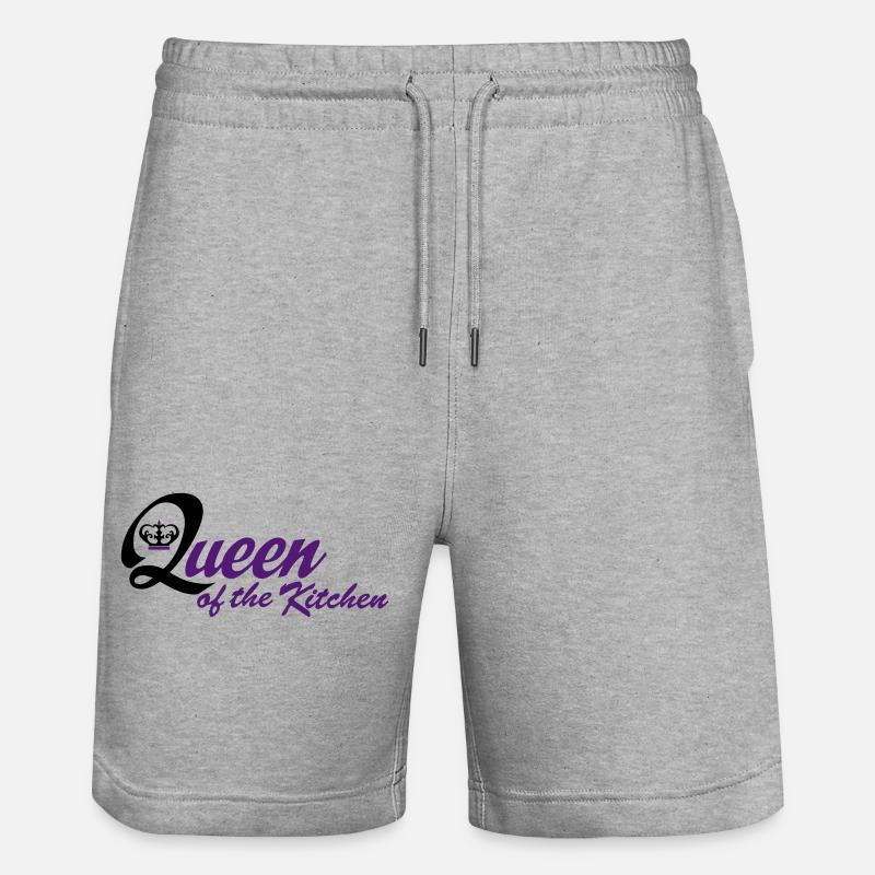 Chef - Short de jogging bio TRAINER Stanley/Stella unisexe - gris chiné