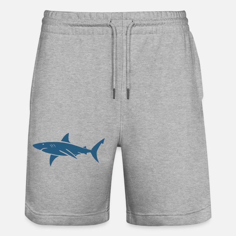 requin - Short de jogging bio TRAINER Stanley/Stella unisexe - gris chiné