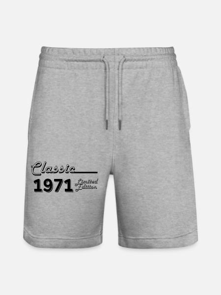 Classic 1971 édition limitée - Short de jogging bio TRAINER Stanley/Stella unisexe - gris chiné