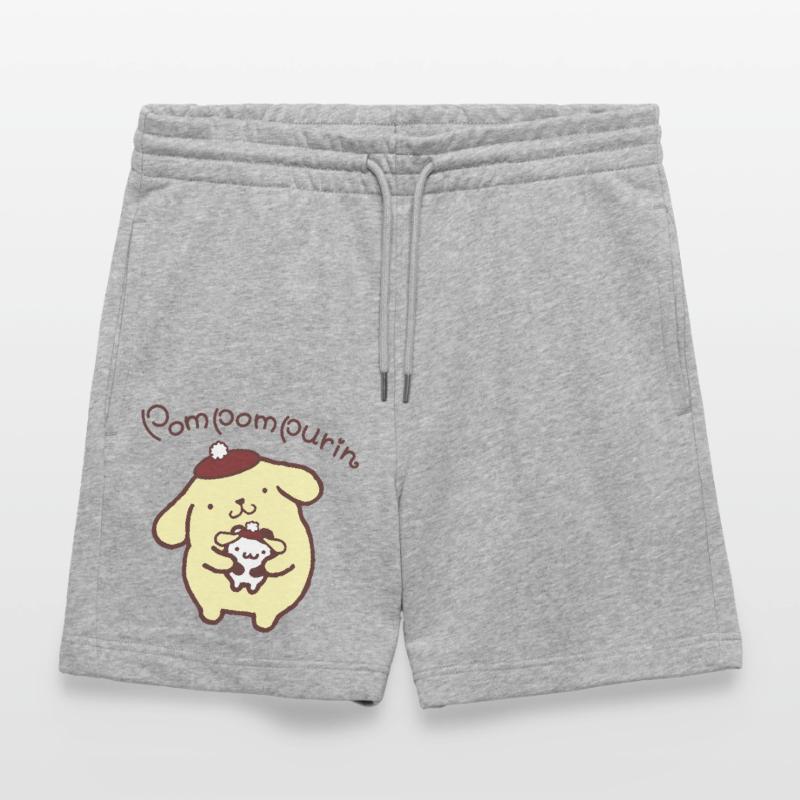 Pompompurin With Muffin Dressed As Pompompurin Stanley/Stella Trainer Unisex Organic Jogging Shorts