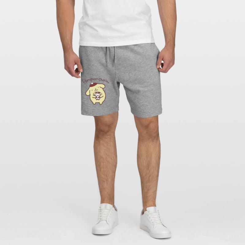 Pompompurin With Muffin Dressed As Pompompurin Stanley/Stella Trainer Unisex Organic Jogging Shorts