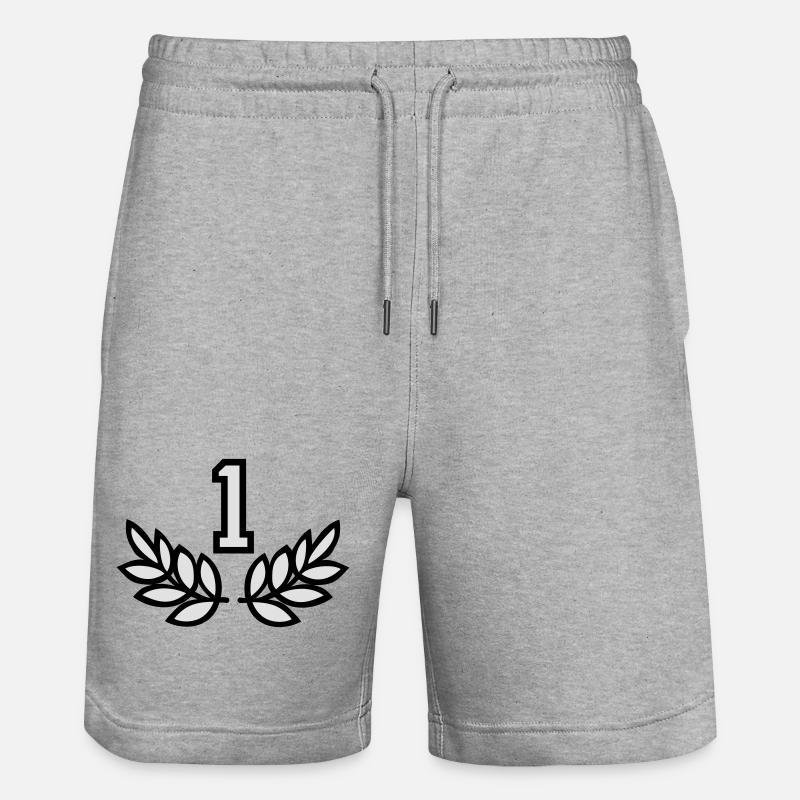 Numéro un - Short de jogging bio TRAINER Stanley/Stella unisexe - gris chiné