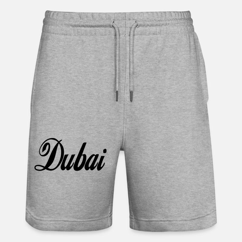 Dubai - couleur personnalisable - Short de jogging bio TRAINER Stanley/Stella unisexe - gris chiné