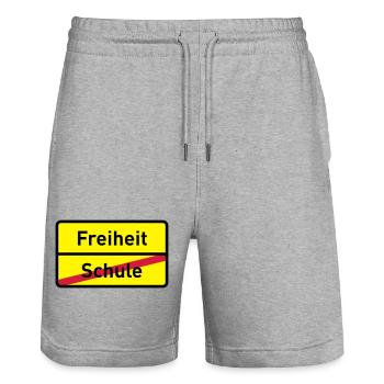 abishirt school graduation abimotiv 2010 high - Stanley/Stella Trainer Unisex Organic Jogging Shorts - heather grey - Front - Nik (191cm) & Marisol (170cm)