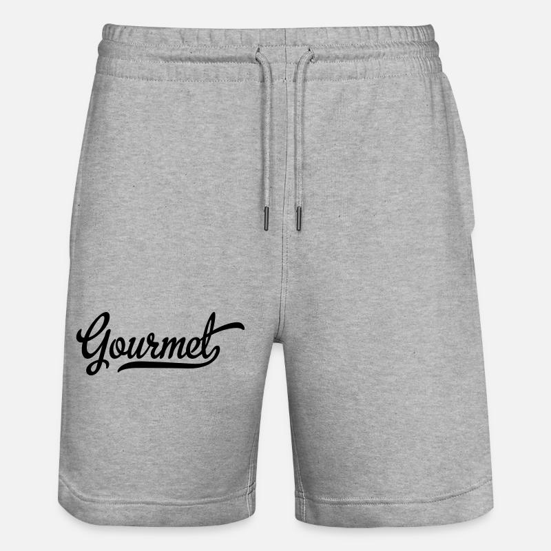 Gourmet - Short de jogging bio TRAINER Stanley/Stella unisexe - gris chiné
