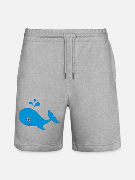 wal - Stanley/Stella Unisex Bio Joggingshorts Trainer  - Grau meliert