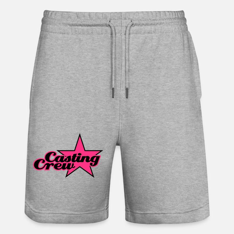Casting Crew - Stanley/Stella Unisex Bio Joggingshorts Trainer  - Grau meliert