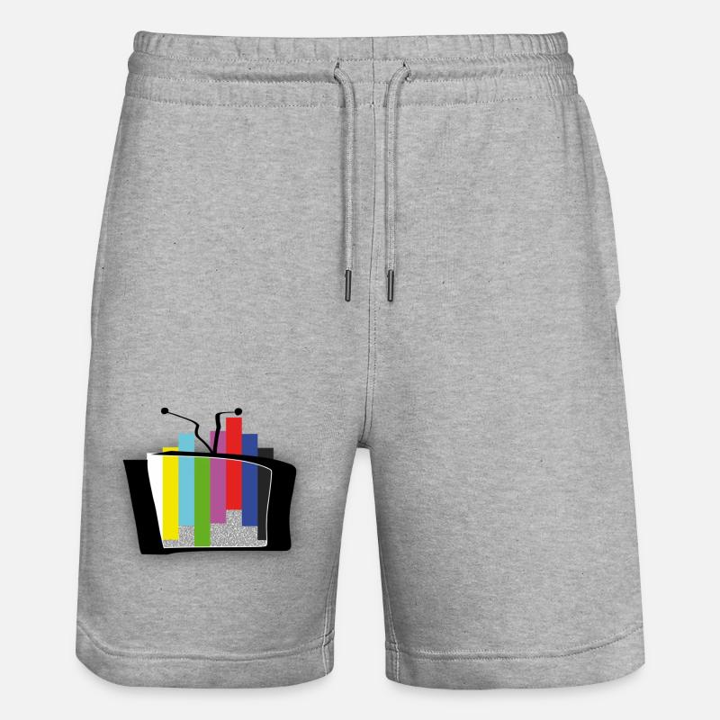 Écran test irruption - avancé 1 - Short de jogging bio TRAINER Stanley/Stella unisexe - gris chiné