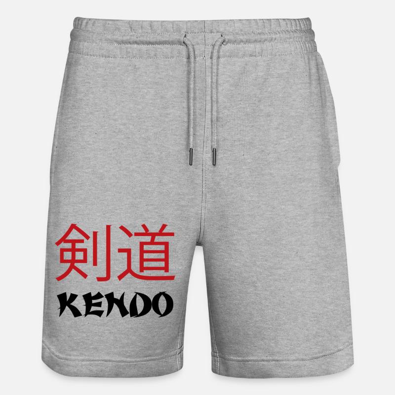 Kendo - Short de jogging bio TRAINER Stanley/Stella unisexe - gris chiné