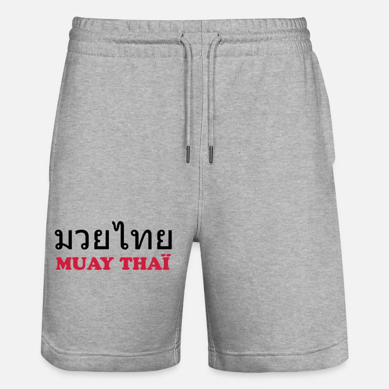 Muay Thai - Short de jogging bio TRAINER Stanley/Stella unisexe - gris chiné