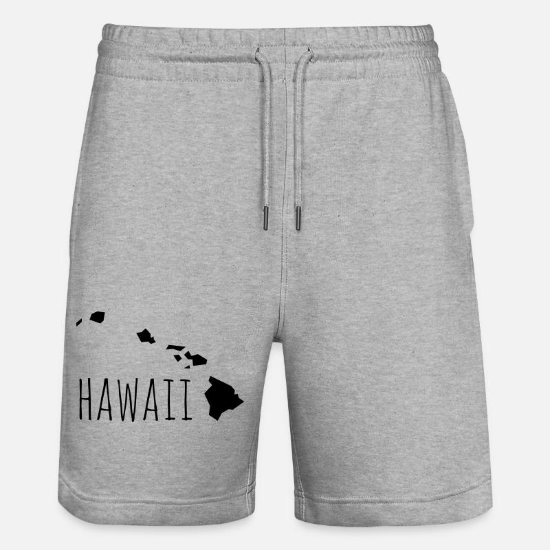 hawaii - Short de jogging bio TRAINER Stanley/Stella unisexe - gris chiné