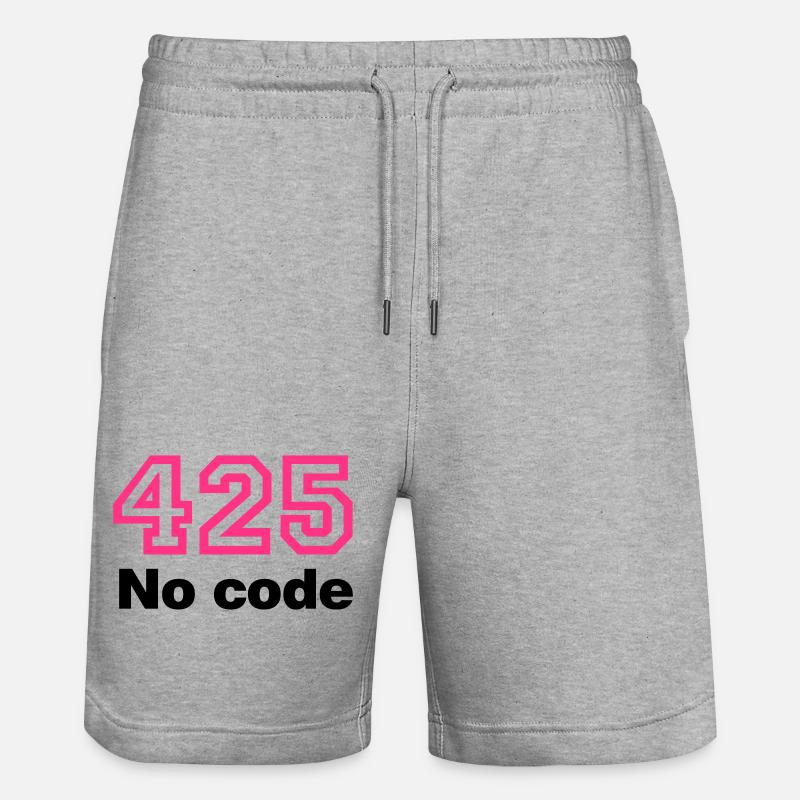 Error 425 No Code - Stanley/Stella Unisex Bio Joggingshorts Trainer  - Grau meliert