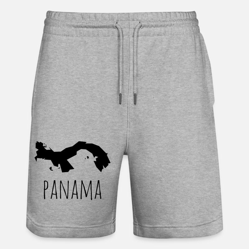 panama - Short de jogging bio TRAINER Stanley/Stella unisexe - gris chiné