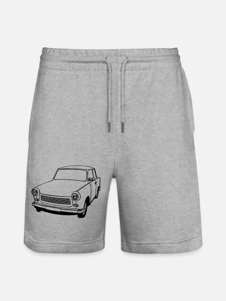 , Ostalgie , DDR Kult , Oldtimer (25) - Stanley/Stella Unisex Bio Joggingshorts Trainer - Grau meliert