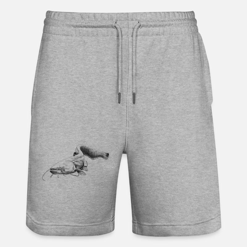 catfish - Short de jogging bio TRAINER Stanley/Stella unisexe - gris chiné