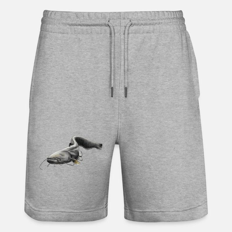 catfish - Short de jogging bio TRAINER Stanley/Stella unisexe - gris chiné