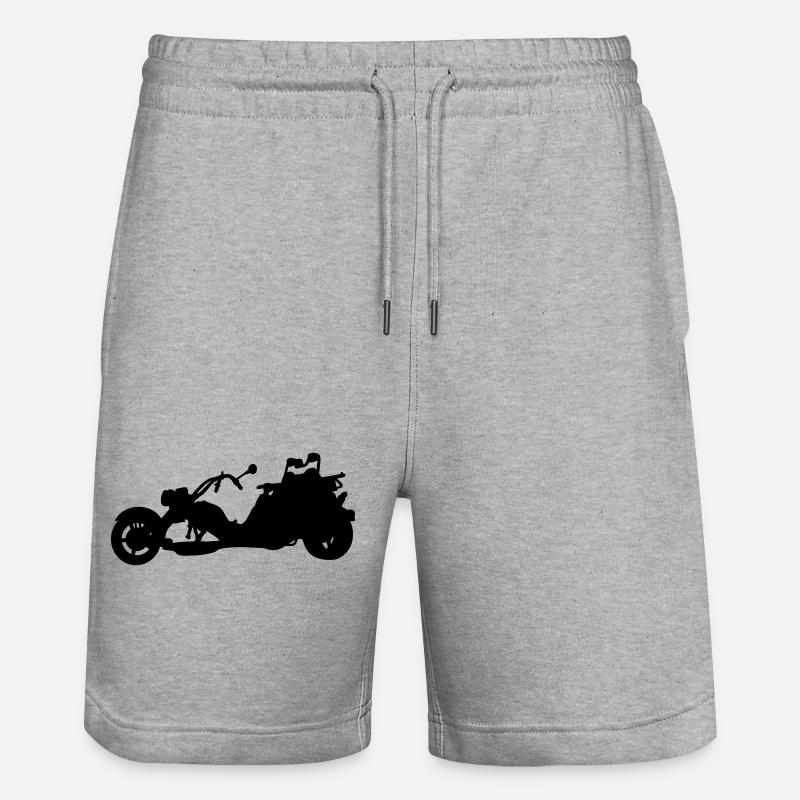 trike - Short de jogging bio TRAINER Stanley/Stella unisexe - gris chiné