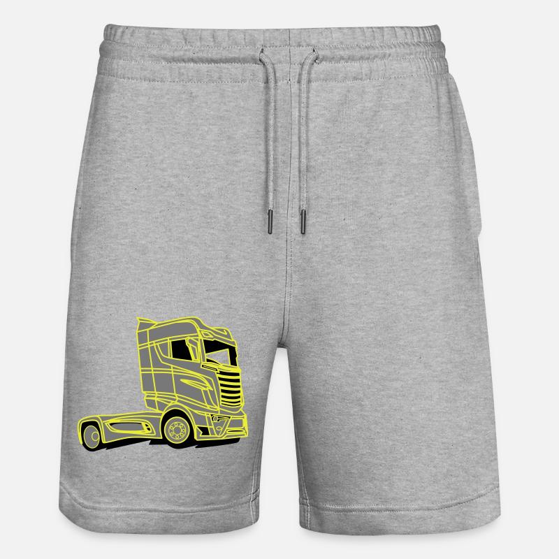 Camion V8 Super R1000 Vabis - Short de jogging bio TRAINER Stanley/Stella unisexe - gris chiné
