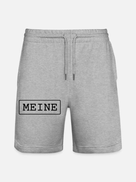 Meine Eigentum Besitz Geschenk - Stanley/Stella Unisex Bio Joggingshorts Trainer - Grau meliert