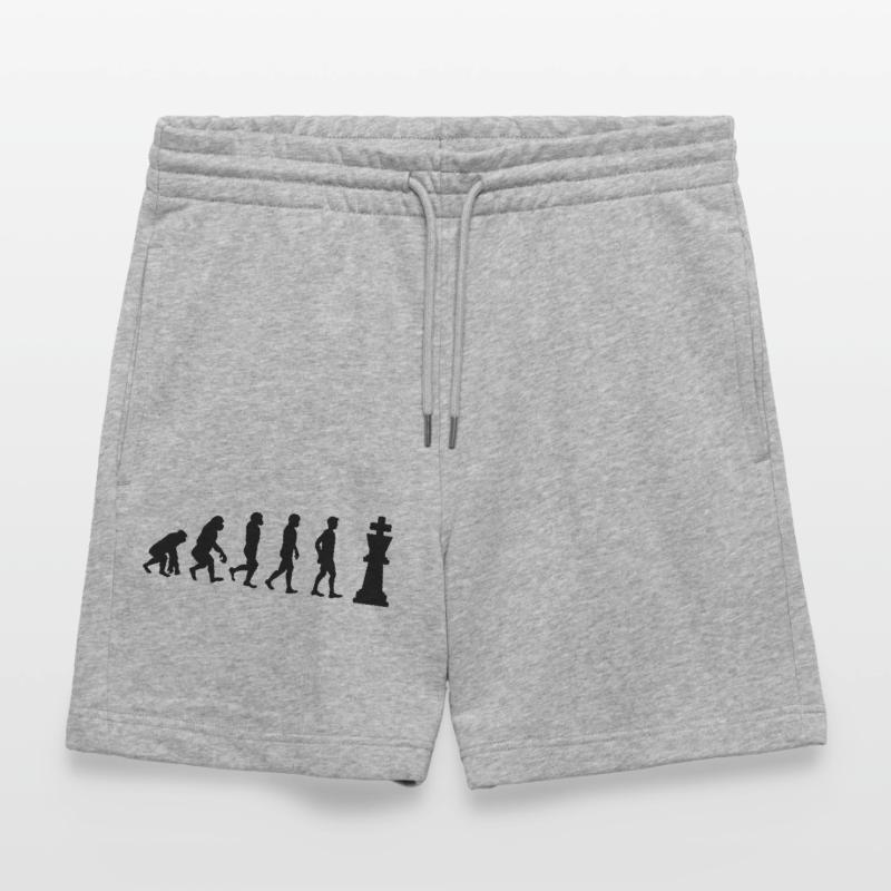 Evolution du jeu d’échecs Short de jogging bio TRAINER Stanley/Stella unisexe