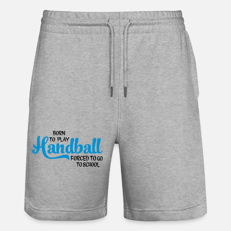 Handball - Stanley/Stella Unisex Bio Joggingshorts Trainer  - Grau meliert