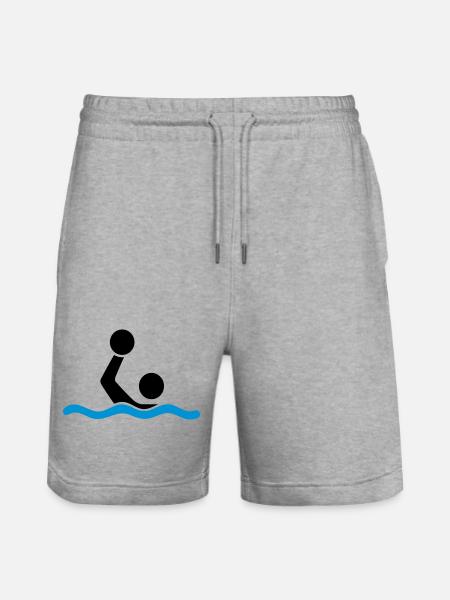 water polo - Stanley/Stella Trainer Unisex Organic Jogging Shorts - heather grey