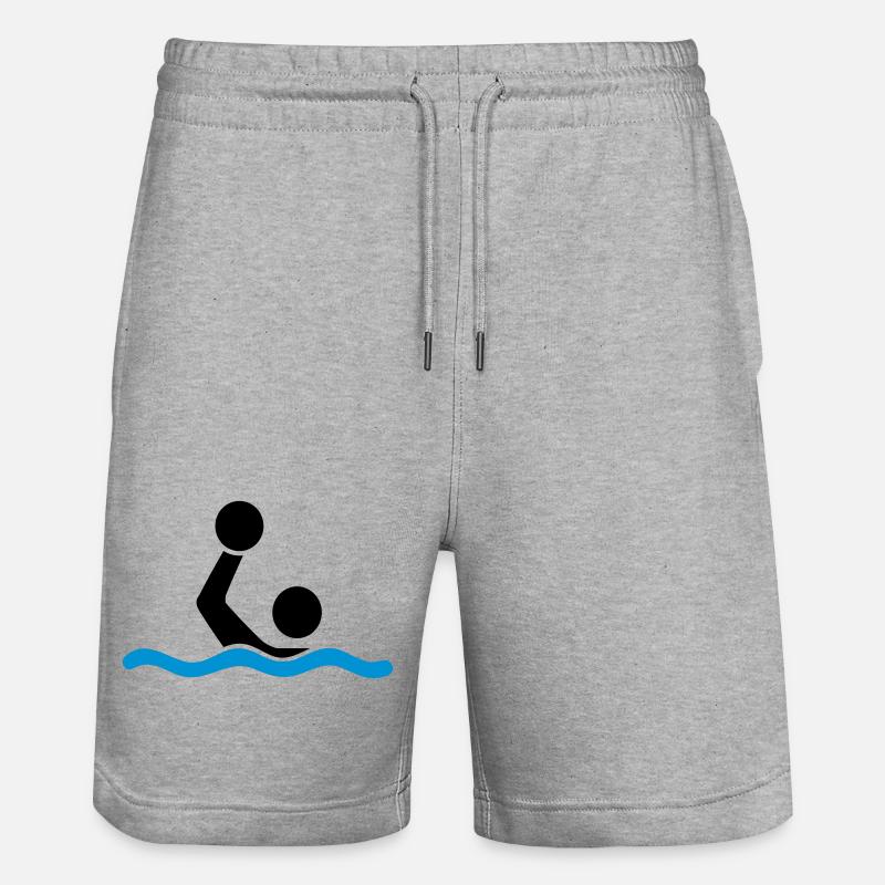 water polo - Short de jogging bio TRAINER Stanley/Stella unisexe - gris chiné