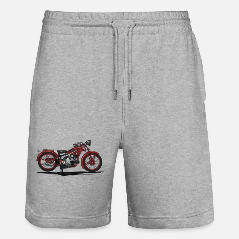 Retro motorcycle - Short de jogging bio TRAINER Stanley/Stella unisexe - gris chiné