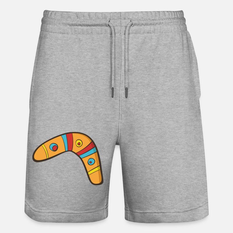 Boomerang - Short de jogging bio TRAINER Stanley/Stella unisexe - gris chiné