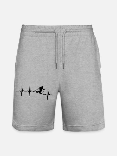 Telemark Puls - Stanley/Stella Unisex Bio Joggingshorts Trainer - Grau meliert