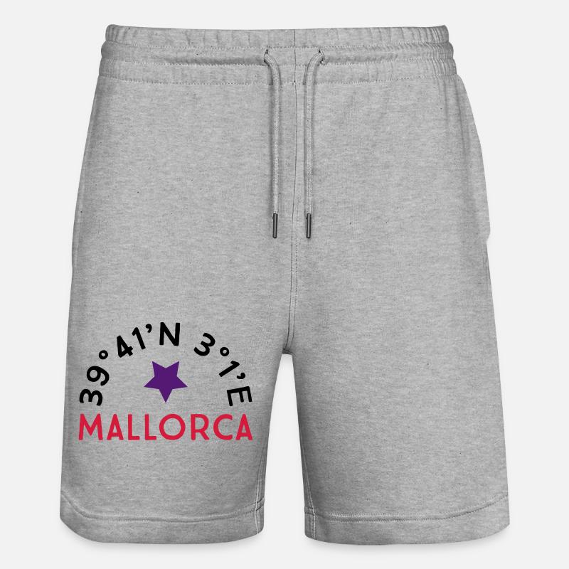 Majorque - Short de jogging bio TRAINER Stanley/Stella unisexe - gris chiné