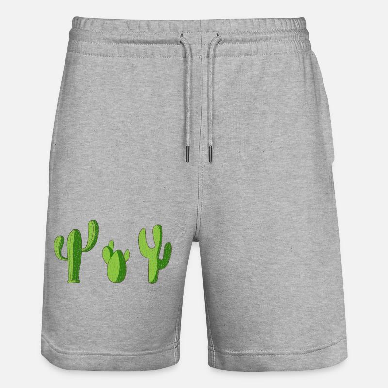 Cactus - Short de jogging bio TRAINER Stanley/Stella unisexe - gris chiné