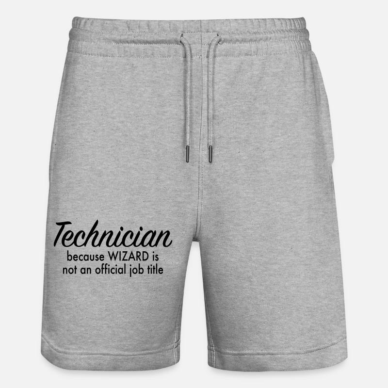 Techniciens - Short de jogging bio TRAINER Stanley/Stella unisexe - gris chiné