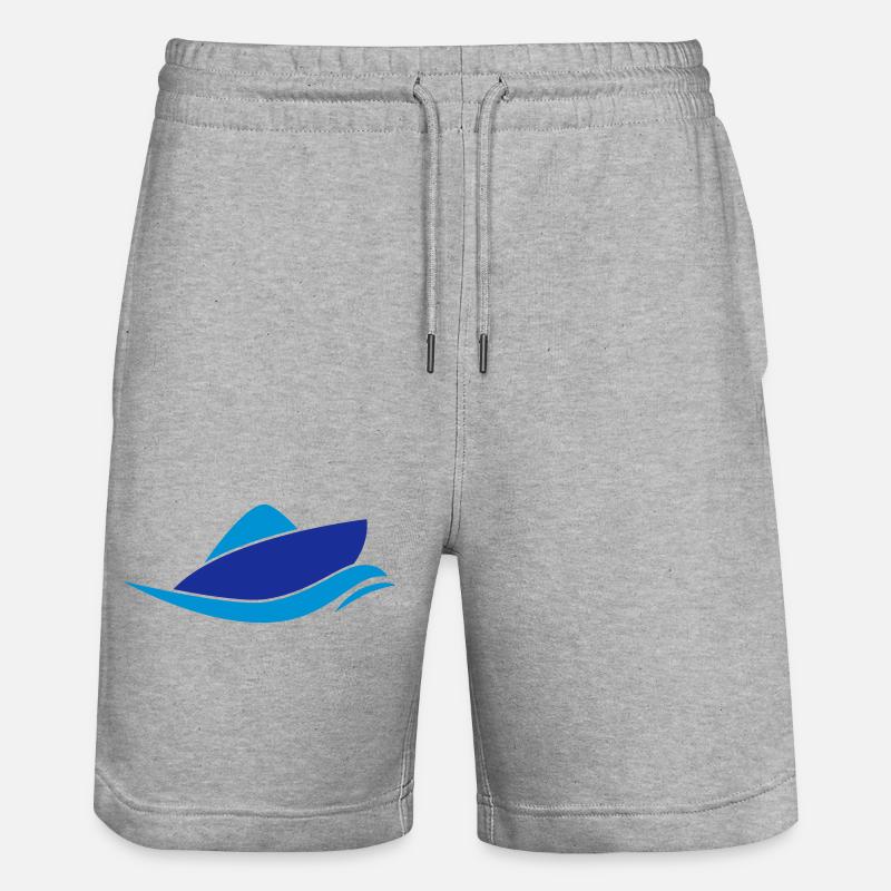 Boot - Stanley/Stella Unisex Bio Joggingshorts Trainer  - Grau meliert