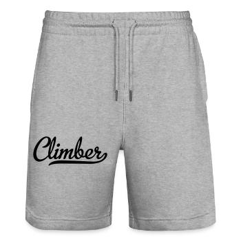 6061912 127796595 climber - Stanley/Stella Unisex Bio Joggingshorts Trainer  - Grau meliert - Vorne - Nik (191cm) & Marisol (170cm)