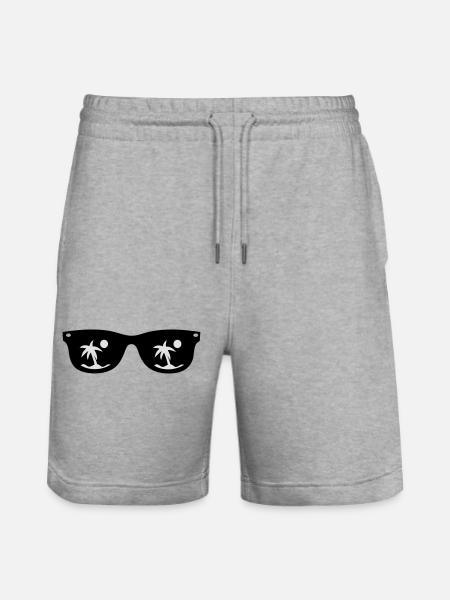sunglasses - Stanley/Stella Trainer Unisex Organic Jogging Shorts - heather grey