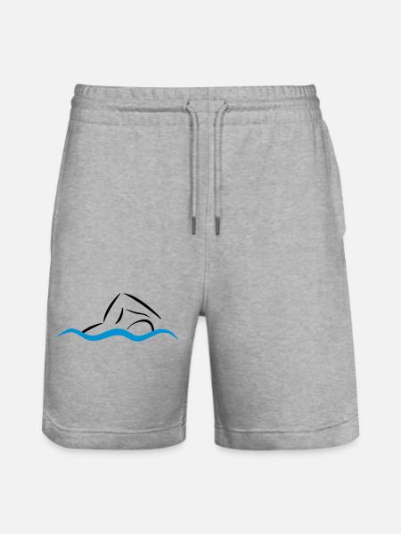 nage - Short de jogging bio TRAINER Stanley/Stella unisexe - gris chiné