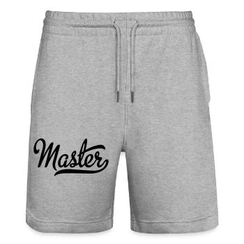 6061912 120174277 master - Stanley/Stella Unisex Bio Joggingshorts Trainer  - Grau meliert - Vorne - Nik (191cm) & Marisol (170cm)