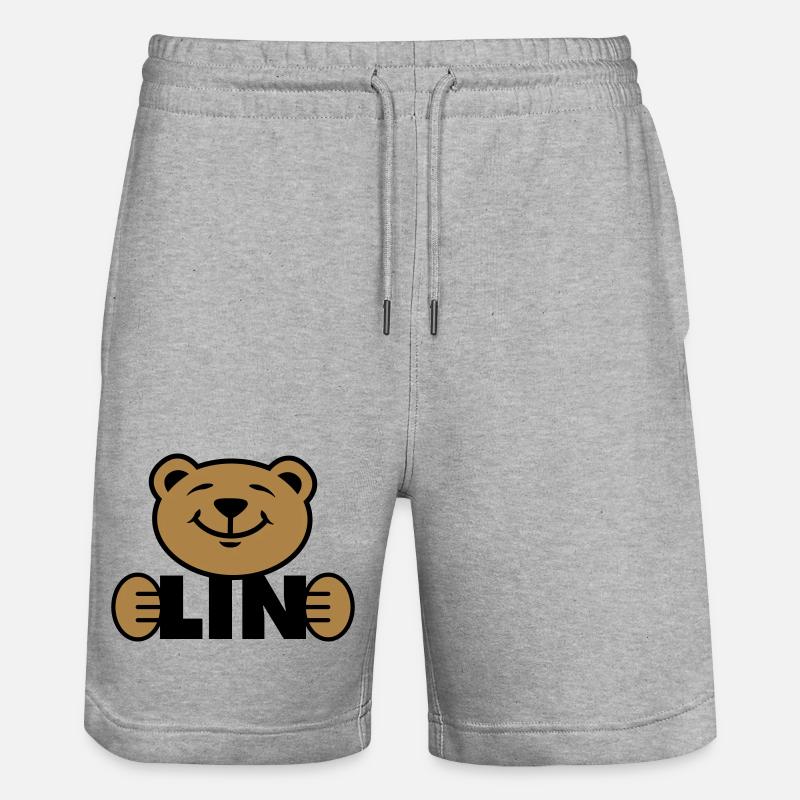 Berlin | Bär | Bearlin | Bear - Short de jogging bio TRAINER Stanley/Stella unisexe - gris chiné