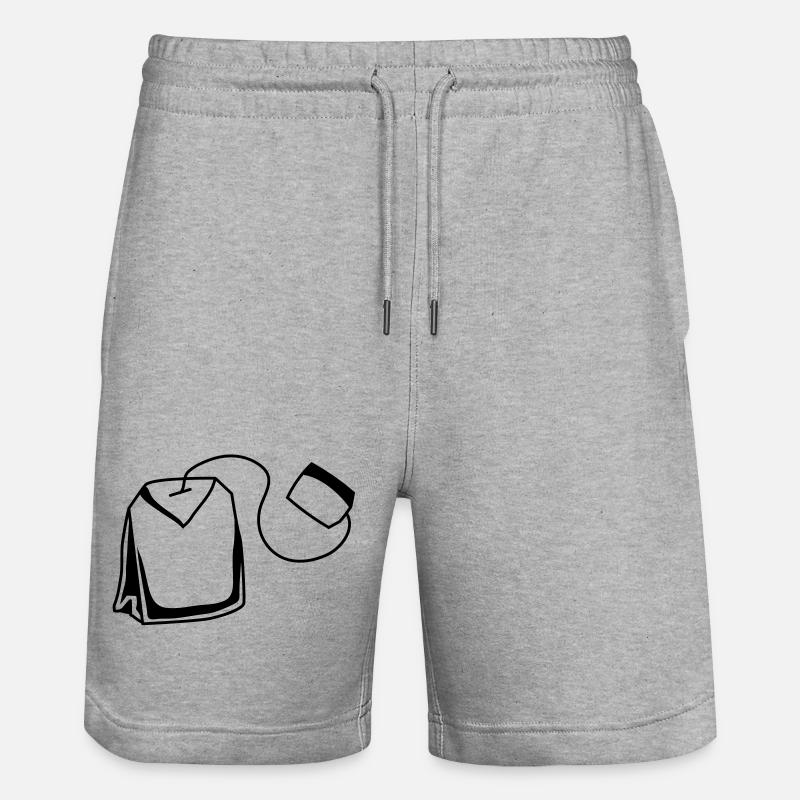 teebeutel - Stanley/Stella Unisex Bio Joggingshorts Trainer  - Grau meliert