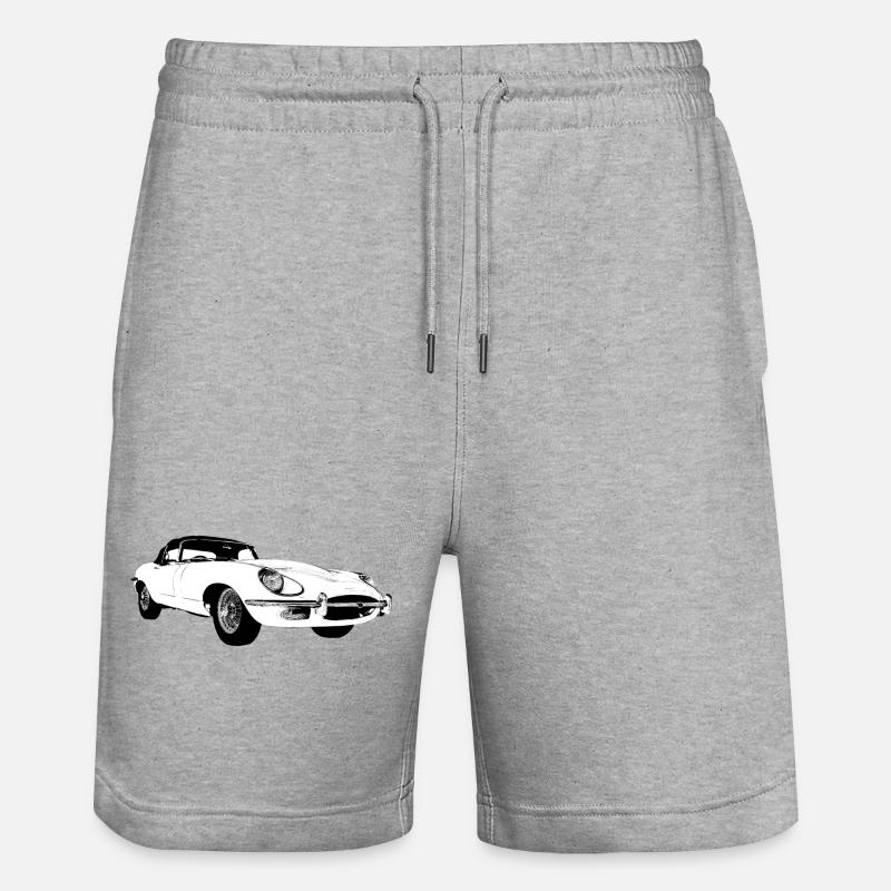 E Typ jag - Stanley/Stella Unisex Bio Joggingshorts Trainer  - Grau meliert