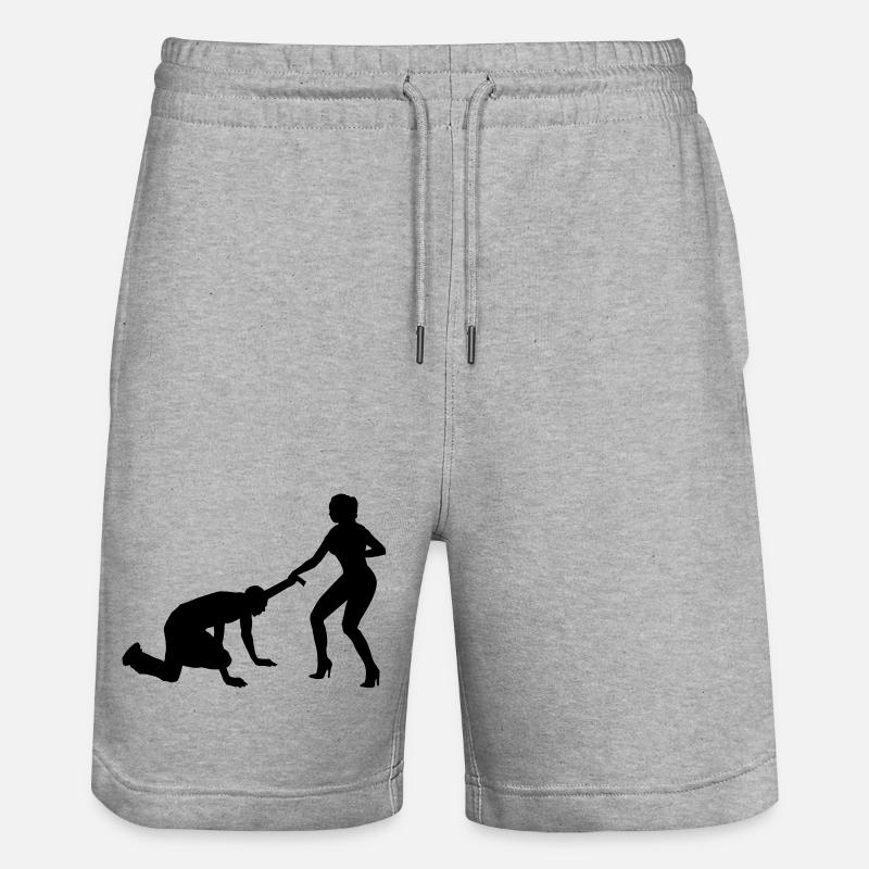 Baccalauréat - Short de jogging bio TRAINER Stanley/Stella unisexe - gris chiné