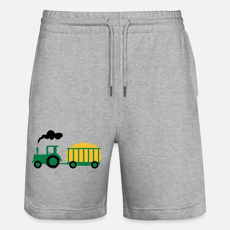 tracteur - Short de jogging bio TRAINER Stanley/Stella unisexe - gris chiné